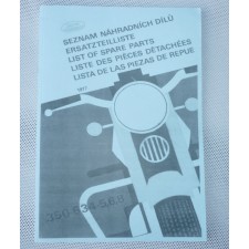 KATALOG NÁHRADNÍCH DÍLŮ - JAWA 350/634